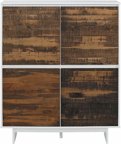 OTTO home Highboard "Morgan Midischrank Hochkommode" aus massivem Kiefernho günstig online kaufen