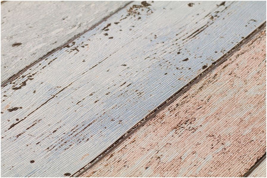 A.S. Création Tapete Holzoptik Blau Grün und Weiß 53 cm x 10,05 m AS-855077 günstig online kaufen