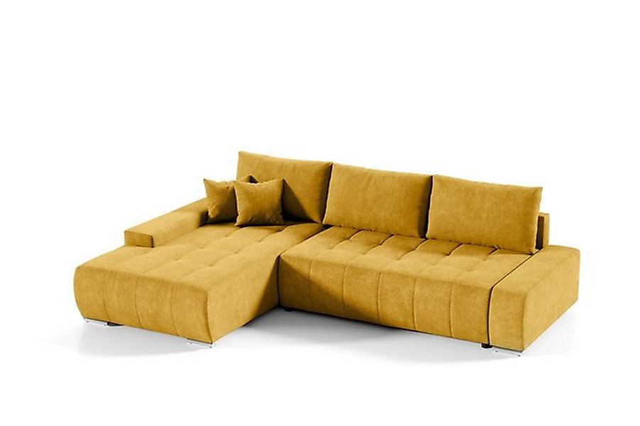 Fun Möbel Ecksofa Sofa mit Schlaffunktion VOGAR, inkl. Bettkasten, inkl. 3 günstig online kaufen