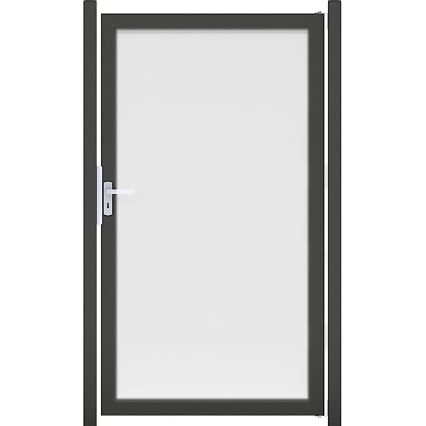 GroJaAmbiente Tor komplett Satiniert DIN:,inks Rahmen DB703 günstig online kaufen