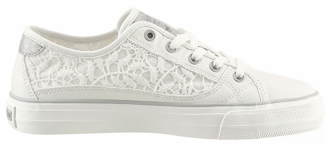 Mustang Shoes Sneaker, Freizeitschuh, Halbschuh, Schnürschuh mit seitlichem günstig online kaufen