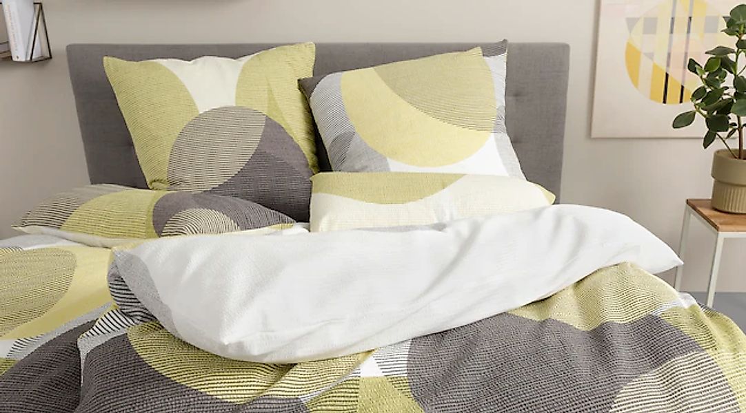 BIERBAUM Bettwäsche »Carla in Gr. 135x200 oder 155x220 cm« 2 tlg. Bettwäsch günstig online kaufen