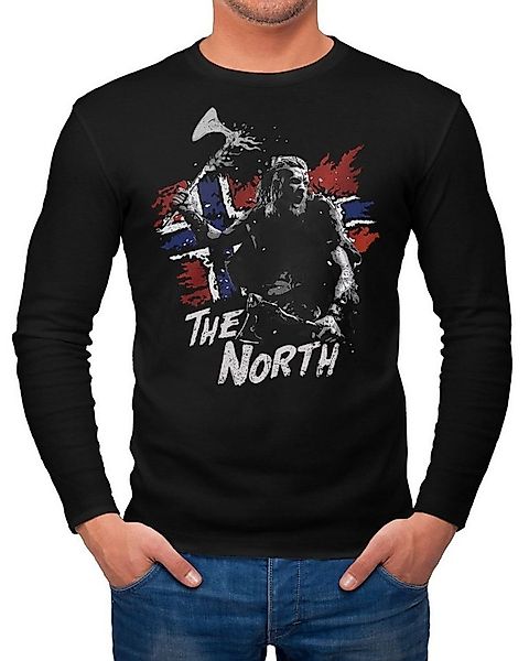 Neverless Longsleeve Herren Longsleeve The North Wikinger Berserker Norwege günstig online kaufen