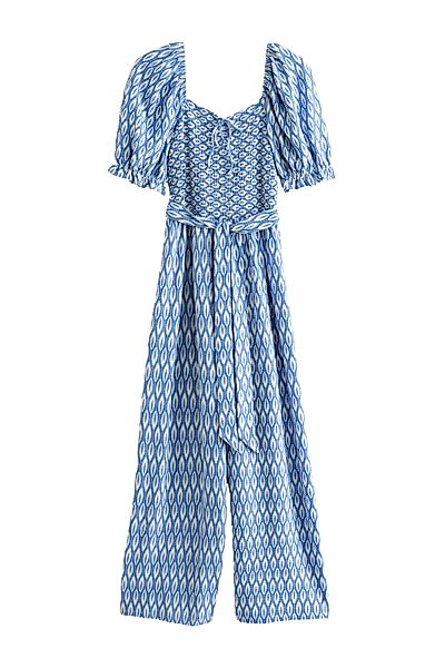 Next Jumpsuit Kurzärmliger geknoteter Overall – günstig online kaufen