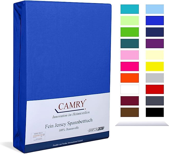 Camry Spannbettlaken CLASSIC, Jersey Baumwolle, Gummizug: günstig online kaufen