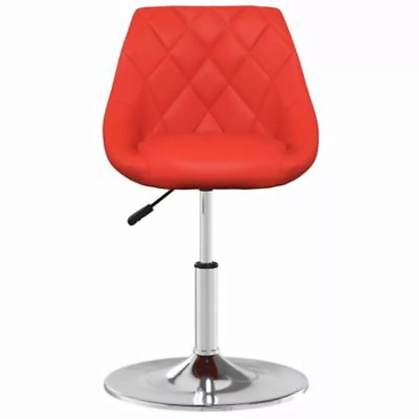 vidaXL Esszimmerstühle 2 Stk. Rot Kunstleder Esszimmerstuhl rot günstig online kaufen