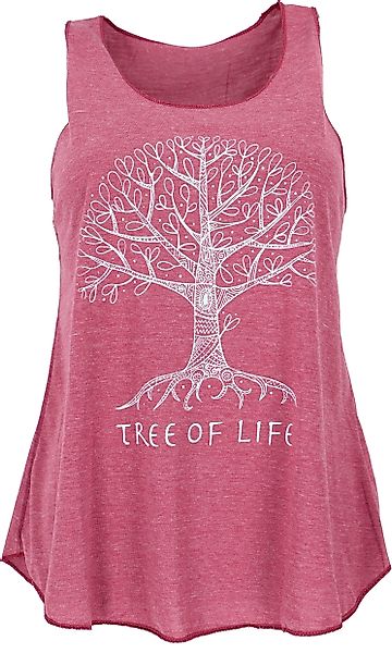 Guru-Shop T-Shirt Tanktop mit Ethnodruck, Tree günstig online kaufen