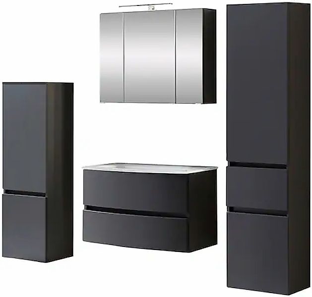 welltime Badezimmer-Set »Kaunas« Set, 4 Stk. tlg. günstig online kaufen