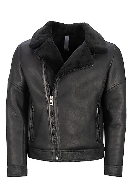 Lolus Lederjacke Edgar Lammfell Herren Lammfelljacke günstig online kaufen