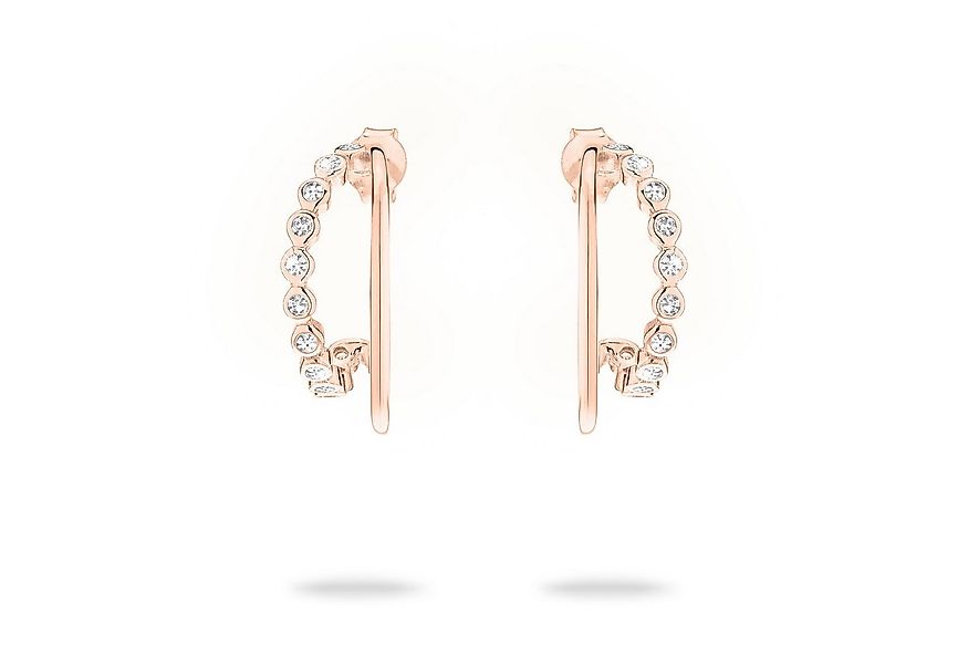 Tamaris Paar Creolen Schmuck Geschenk Silber 925 Ohrringe Tiny Glimmer, mit günstig online kaufen