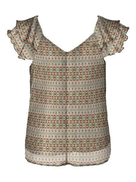 ONLY Blusenshirt ONLASTA LIFE CAPSLEEVE V-NECK günstig online kaufen