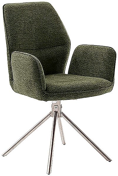 MCA furniture Esszimmerstuhl »GREYTON«, Chenille, (2er-Set), drehbar 180°, günstig online kaufen