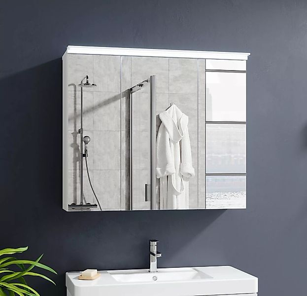 BEGA BBK Badezimmerspiegelschrank 80 x 68 x 23 cm (B/H/T) günstig online kaufen