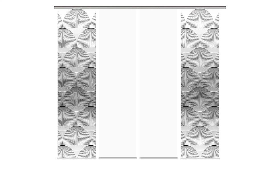 HOME WOHNIDEEN Schiebegardine »BENARIS«, (4 St.), HxB: 245x60, inkl. Befest günstig online kaufen