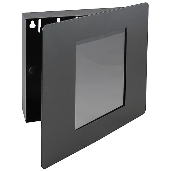 HMF 1050 Schlüsselkasten Fotorahmen 5 Haken 22 x 20 x 5 cm Schwarz günstig online kaufen