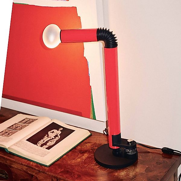 Stilnovo Tischlampe Periscopio, rot, Höhe 68 cm, Metall günstig online kaufen