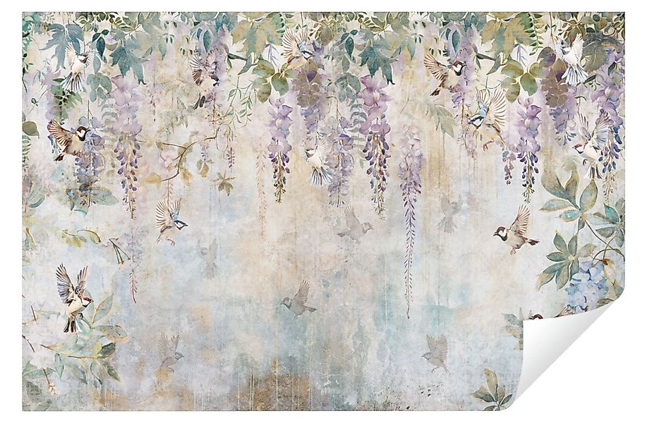 Wallarena Fototapete Blätter Hängende Vlies Tapete Wohnzimmer Schlafzimmer günstig online kaufen