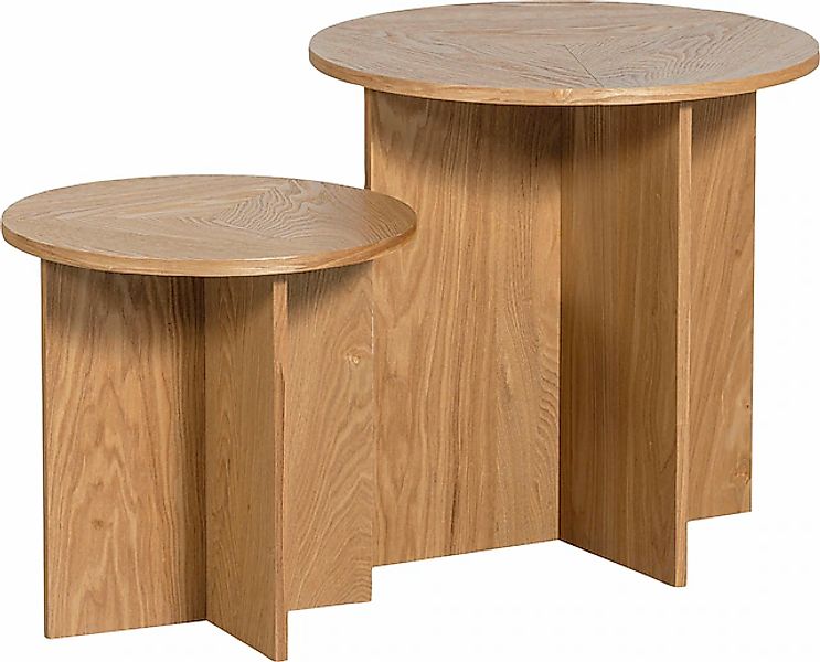 WOOOD Beistelltisch »Colle«, (2 St., Maße Tisch 1: B 45/H 45/T 45 Maße Tisc günstig online kaufen