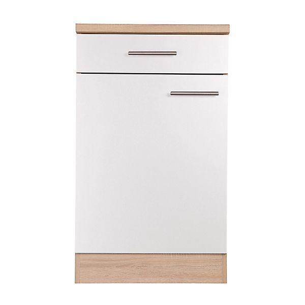 Respekta Küchen-Unterschrank Merle 50 cm Weiß günstig online kaufen