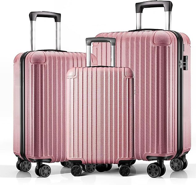 Abistab Koffer Hartschalen Reisekoffer mit Zahlenschloss, Hartgepäck, 4 Rol günstig online kaufen