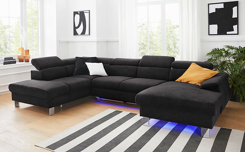 COTTA Polstergarnitur "Komaris U-Form", (Set), Set bestehend aus: Wohnlands günstig online kaufen