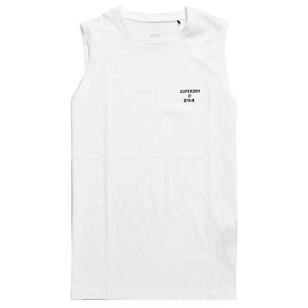 Superdry Core Sport Ärmelloses T-shirt L Optic günstig online kaufen
