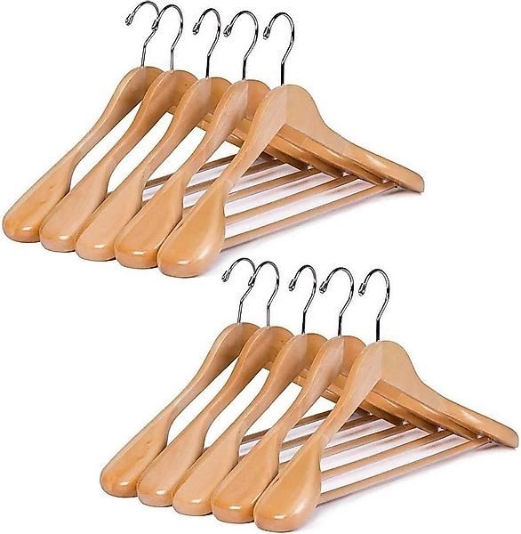 Liszton Kleiderbügel Kleiderbügel aus Holz mit extra breiter Schulterauflag günstig online kaufen