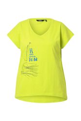 Ulla Popken T-Shirt T-Shirt Boot A-Linie günstig online kaufen