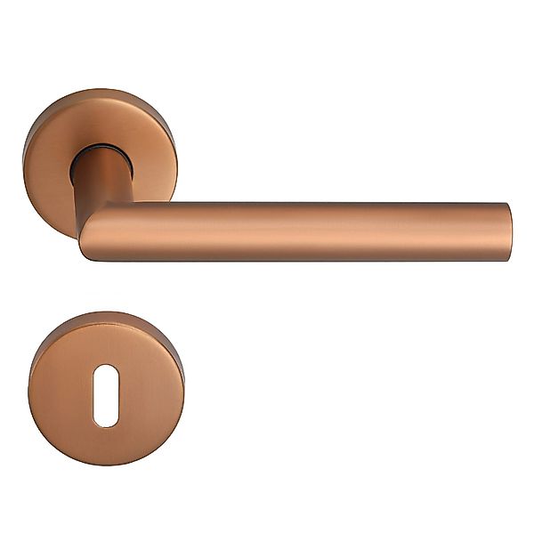 MeinTürgriff Drückergarnitur Toulouse Roségold Türdrücker Edelstahl Türgrif günstig online kaufen