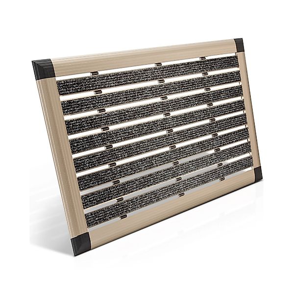 Bomoe AluGant Alu-Fußmatte 50x80cm Champagner günstig online kaufen