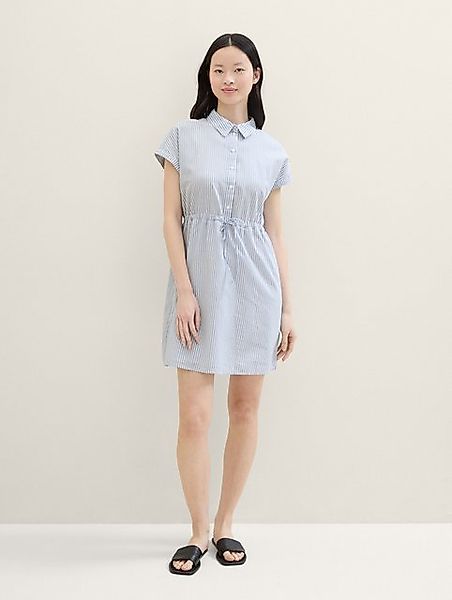 TOM TAILOR Denim Hemdblusenkleid im Streifendessin günstig online kaufen
