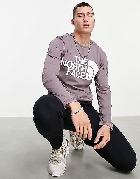 The North Face – Standard – Langärmliges Shirt in Lila-Violett günstig online kaufen