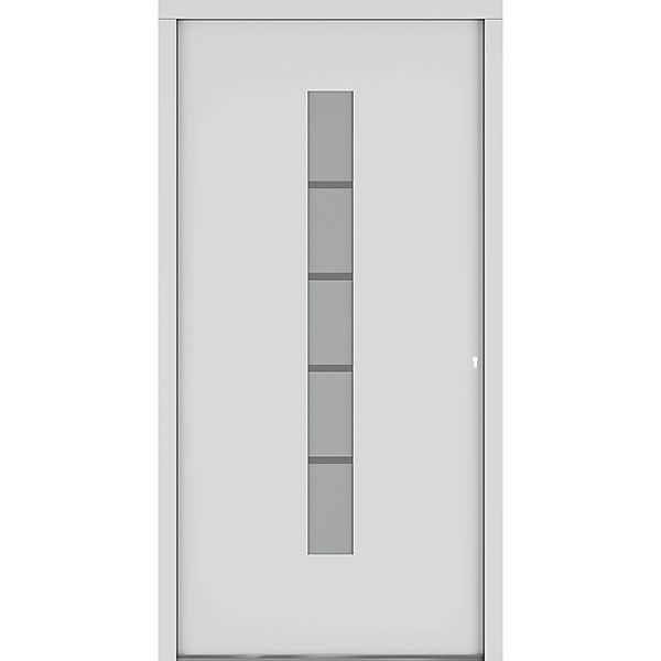 Roro Haustür OAE 1202 Aluverbund Weiß 100 cm x 210 cm DIN R günstig online kaufen