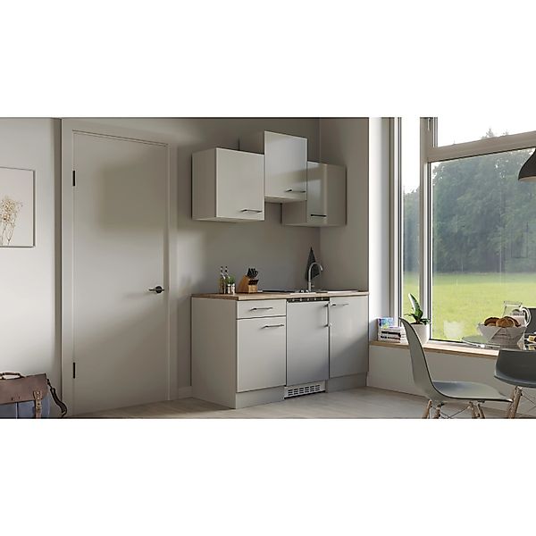 Flex-Well Küchenzeile "Lund" mit E-Geräten, Gesamtbreite 150,5 cm, gänzende günstig online kaufen