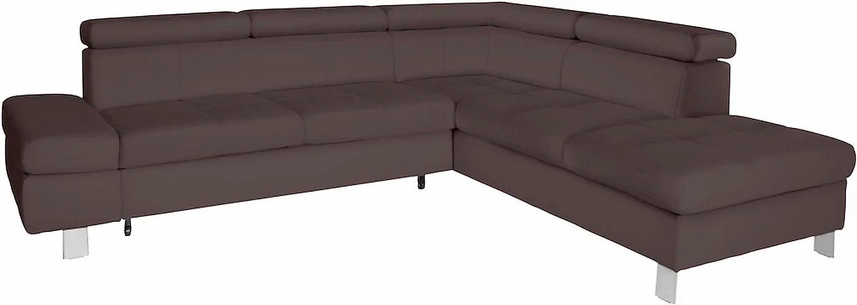 exxpo - sofa fashion Ecksofa »Fiji, L-Form«, mit Kopf- bzw. Rückenverstellu günstig online kaufen
