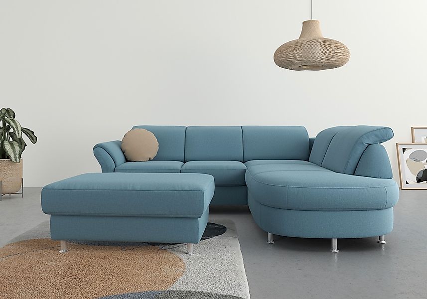 sit&more Ecksofa Apulia L-Form, wahlweise Bettfunktion, Bettkasten und Kopf günstig online kaufen