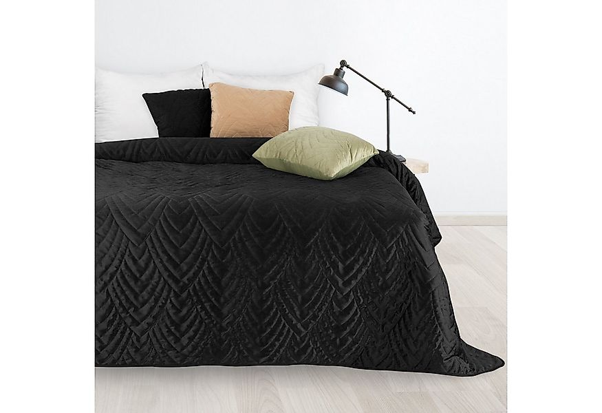 Eurofirany Tagesdecke LUIZ6 Wende-Bettüberwurf aus Samt – gesteppt, in drei günstig online kaufen