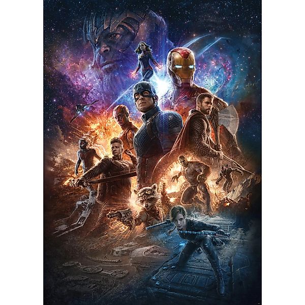Komar Vliesfototapete Avengers Battle of Worlds 200 cm x 280 cm günstig online kaufen