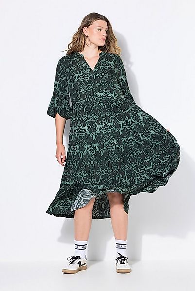 Studio Untold Maxikleid Maxikleid A-Line Alloverprint Volants günstig online kaufen