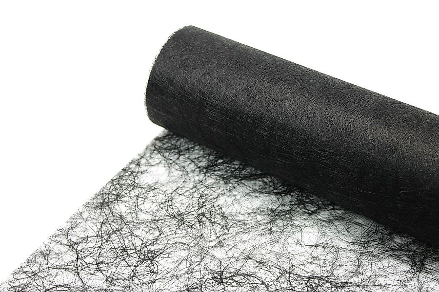 Deko AS Tischläufer Sizoflor Tischband schwarz günstig online kaufen