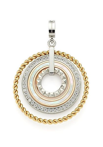 LEONARDO Charm-Einhänger Geometria Clip&Mix, mit Glasstein, Zirkonia (synth günstig online kaufen