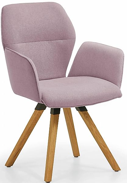 NIEHOFF SITZMÖBEL Armlehnstuhl "Merlot 2132-47" () Gestell aus massivem Eic günstig online kaufen