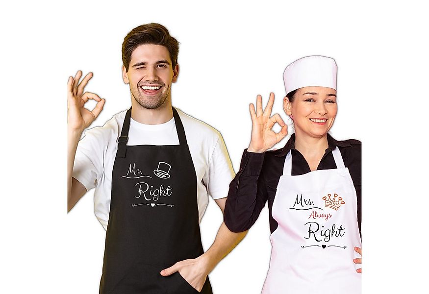 EliXito Kochschürze Mr und Mrs Geschenk - Hochzeitsgeschenk Brautpaar - Koc günstig online kaufen