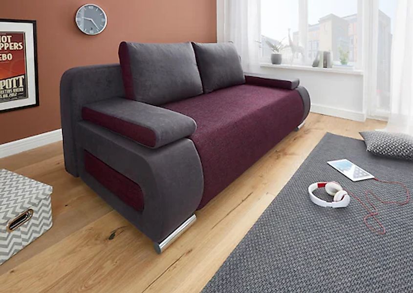 COLLECTION AB Schlafsofa »Moritz« mit Bettfunktion und Bettkasten, komforta günstig online kaufen