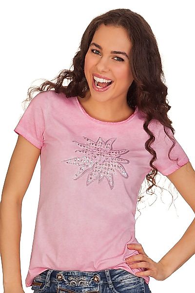 MarJo Trachtenshirt Trachtenshirt Damen - EDELWEIß günstig online kaufen