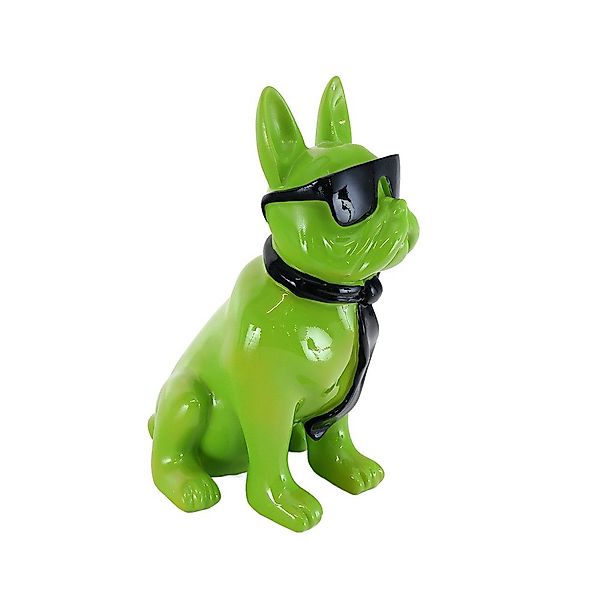 AFG Tierfigur Französische Bulldogge in grün günstig online kaufen
