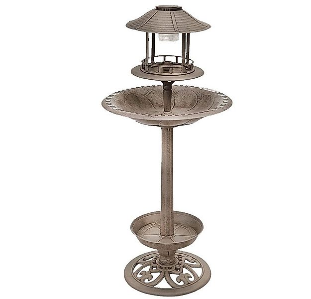 Harms Import Vogeltränke, Design Vogel Tränke Brunnen SOLAR LED Beleuchtung günstig online kaufen