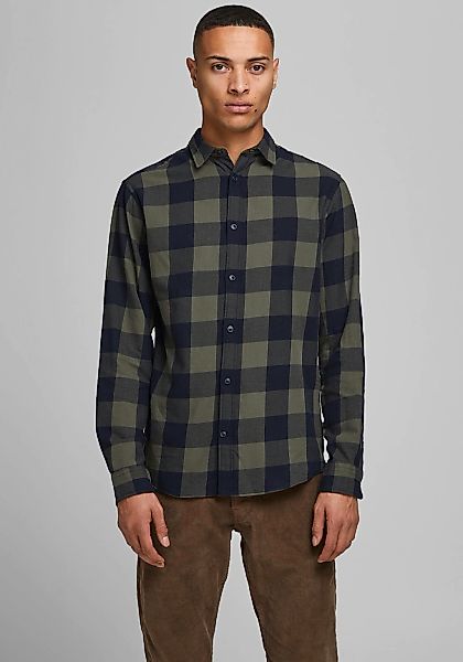 Jack & Jones Karohemd "JJ JJEGINGHAM TWILL SHIRT L/" günstig online kaufen