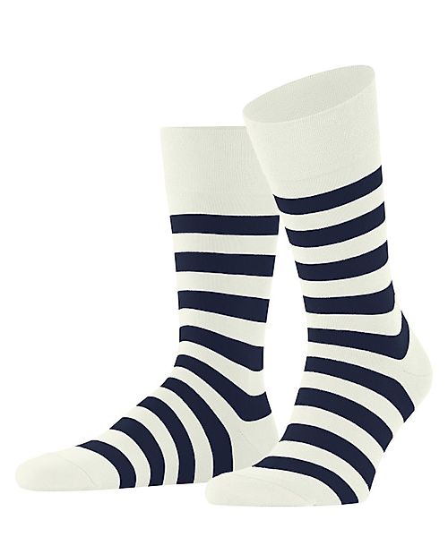 Falke Socken Mappd Line Weiß-Blau günstig online kaufen