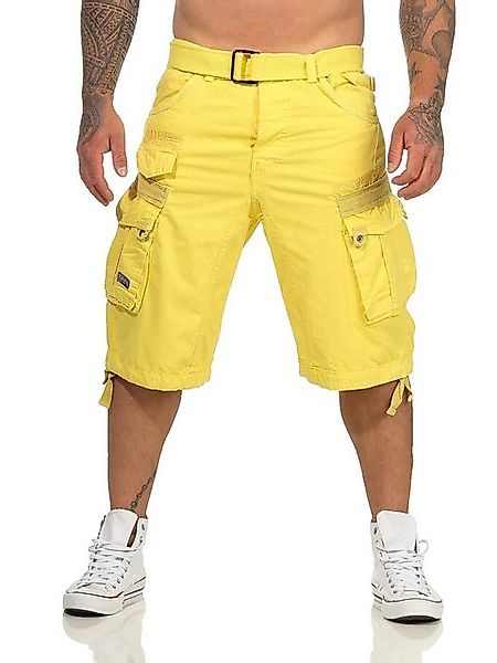 Geographical Norway Cargoshorts Herren Shorts mit abnehmbarem Gürtel (mit a günstig online kaufen